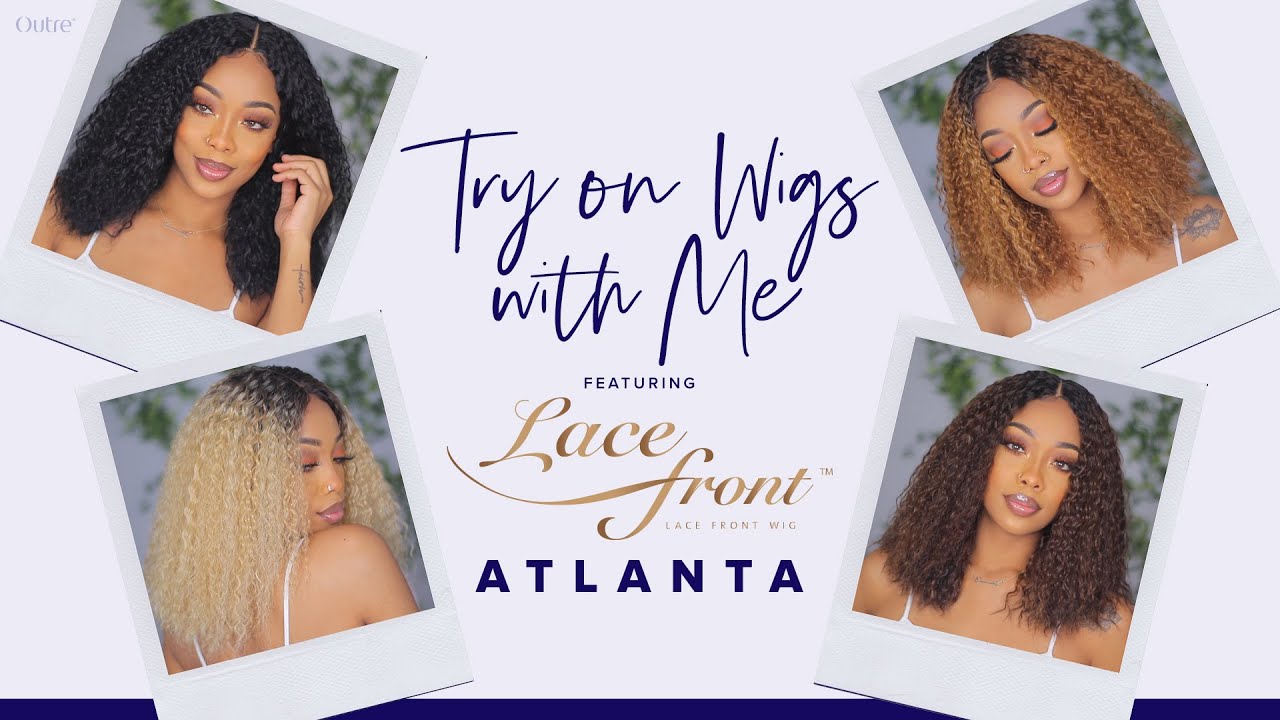Affordable Synthetic Wig Lookbook with @Crowned K ft. NEW Outre Lacefront Atlanta
