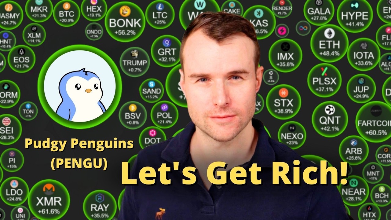 Don't Wait With Pengu ! 🤩 Pudgy Penguins Crypto Token Analysis