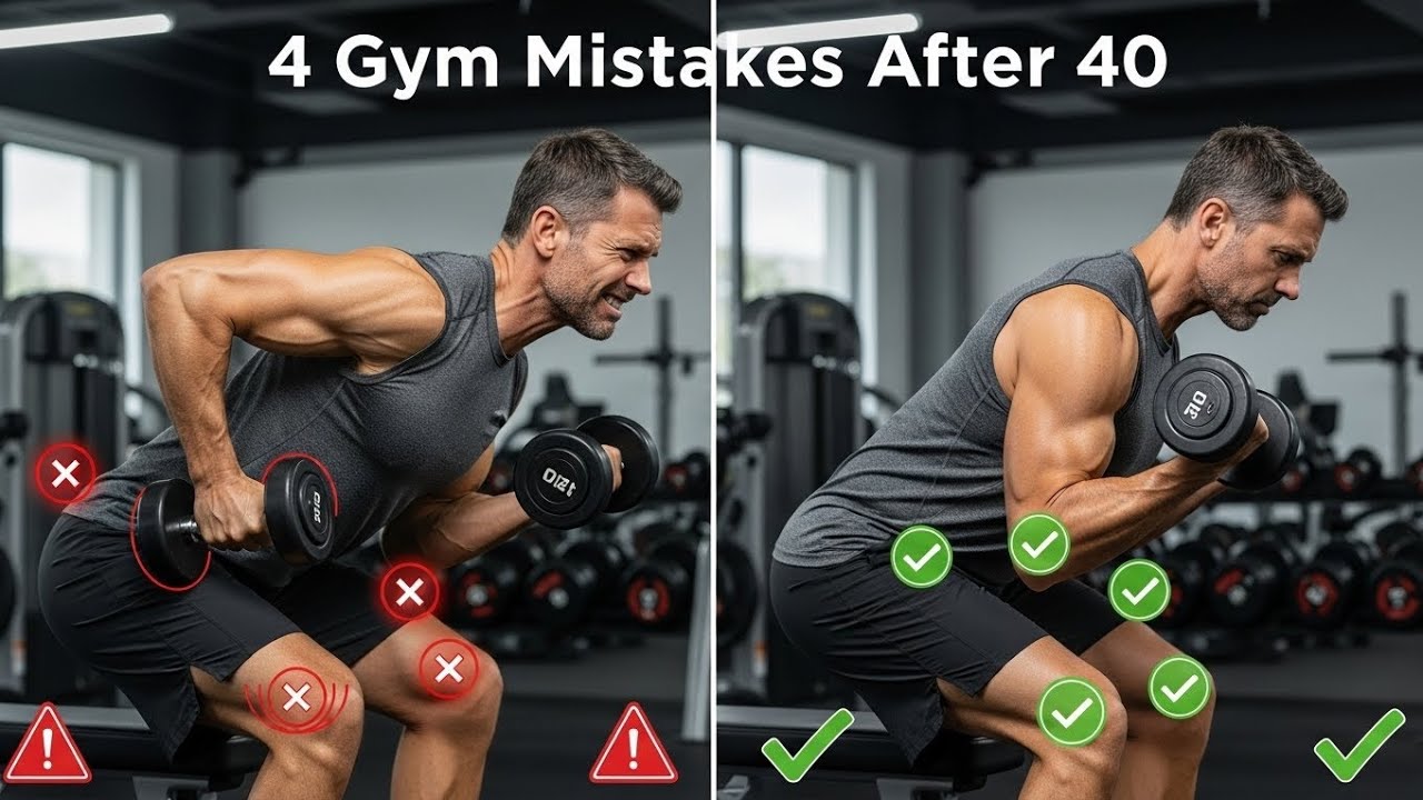 4 Gym Mistakes That Kill Muscle Gains After 40