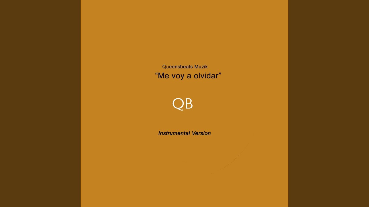 Me Voy a Olvidar (Versión Instrumental)