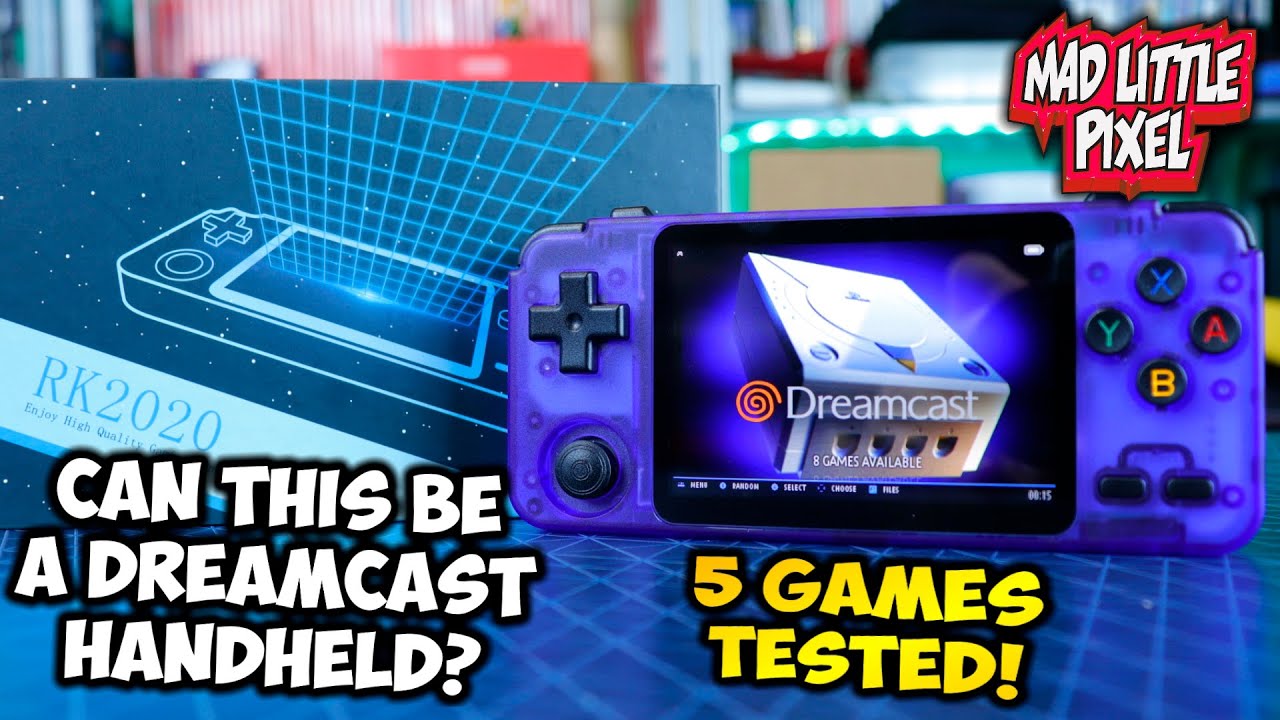 Can This Be A Portable Sega Dreamcast? Atomic Purple RK2020 5 DC Games Tested!