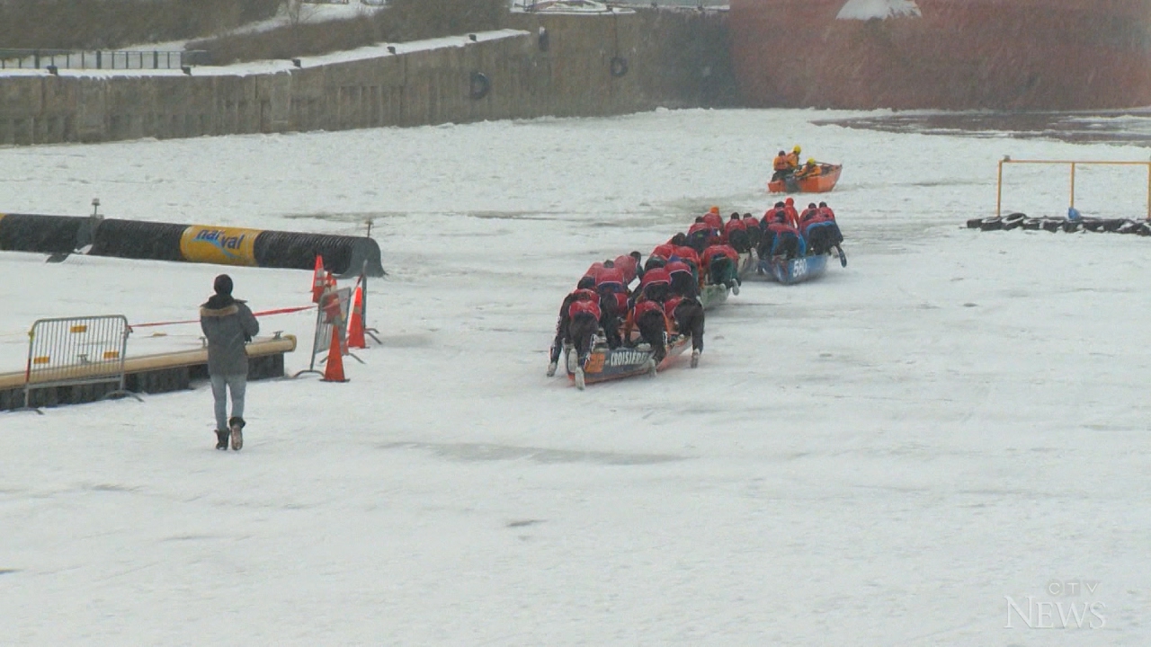 Ice canoeing: a winter sport making waves in Quebec
