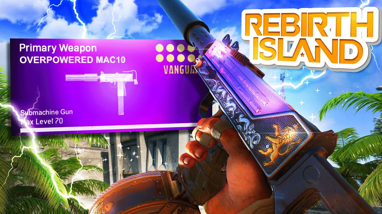 the RETURN of the MAC-10 on REBIRTH ISLAND😱! (Vanguard Warzone)
