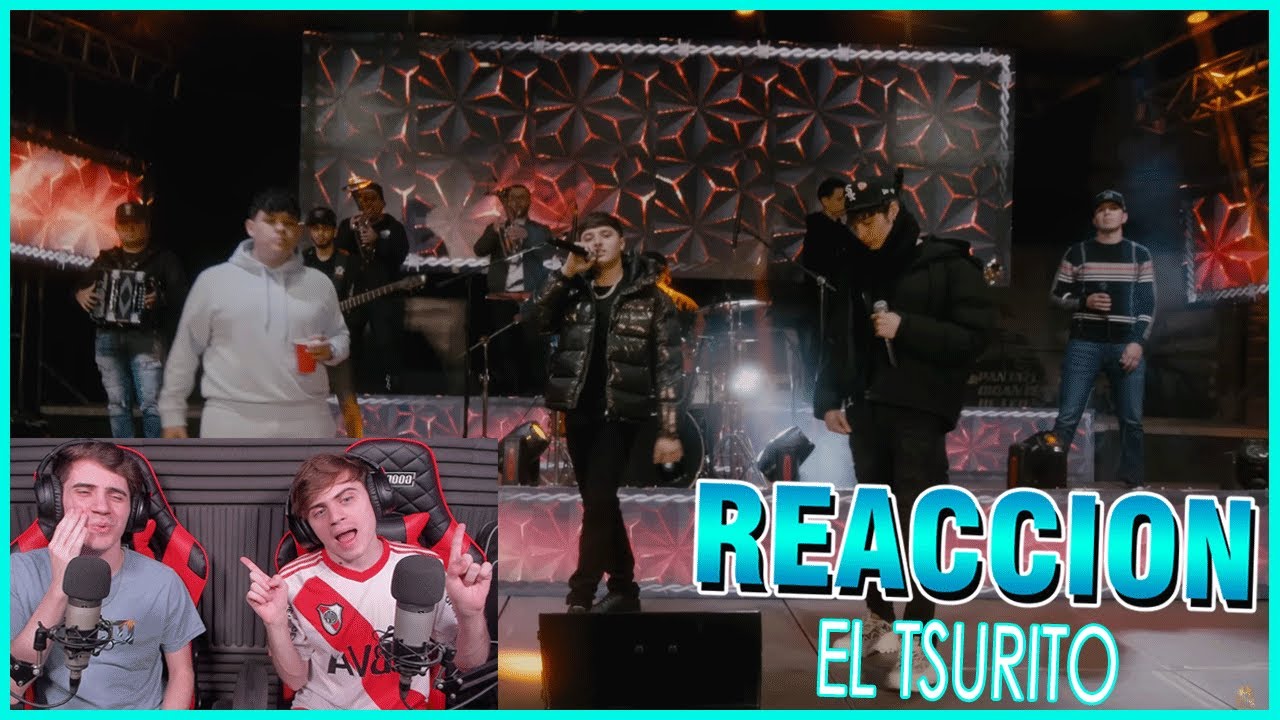 [REACCION] Junior H x Peso Pluma x Gabito Ballesteros - El Tsurito [En Vivo]
