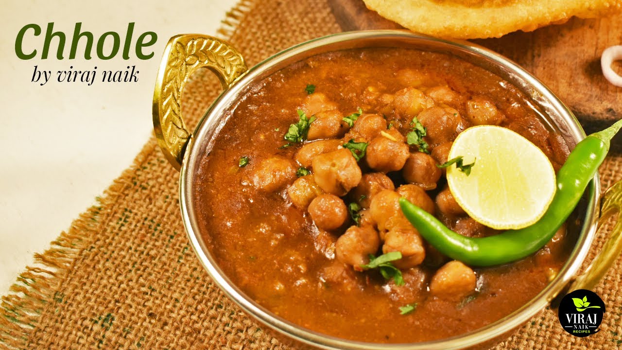 Chole Chana Recipe | Chole Masala Recipe | Dhaba Style Chole Masala Recipe by Viraj Naik