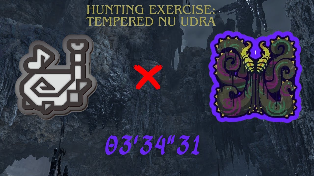 Monster Hunter Wilds | Hunting Exercise: Tempered Nu Udra x Hunting Horn