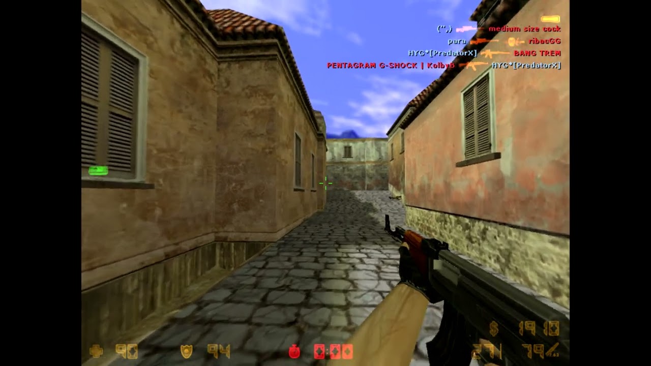 CS1.6 1vs4 AK-47 Gameplay 2022 - de_inferno