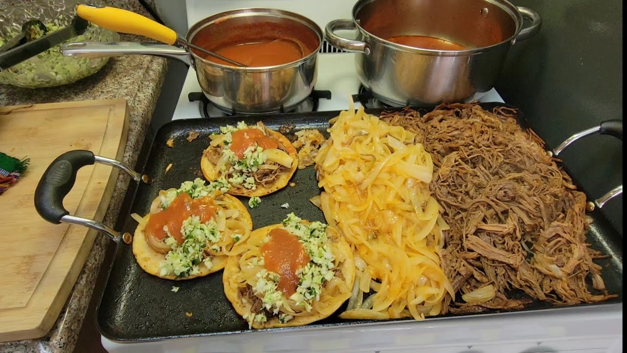 como hacer TACOS   GUATEMALTECOS O XELA TACOS de carne de res a mi estilo 😋