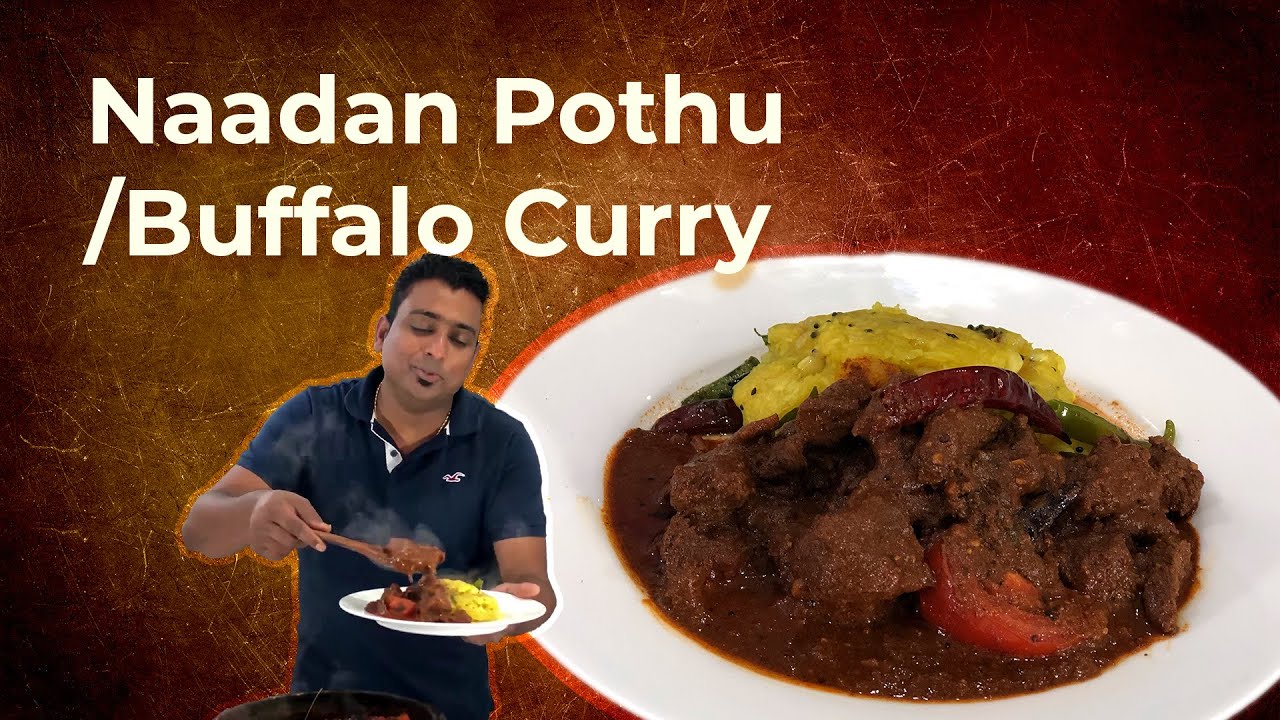 Naadan Pothu/Buffalo Curry/നാടൻ പോത്ത് കറി | with English subtitles