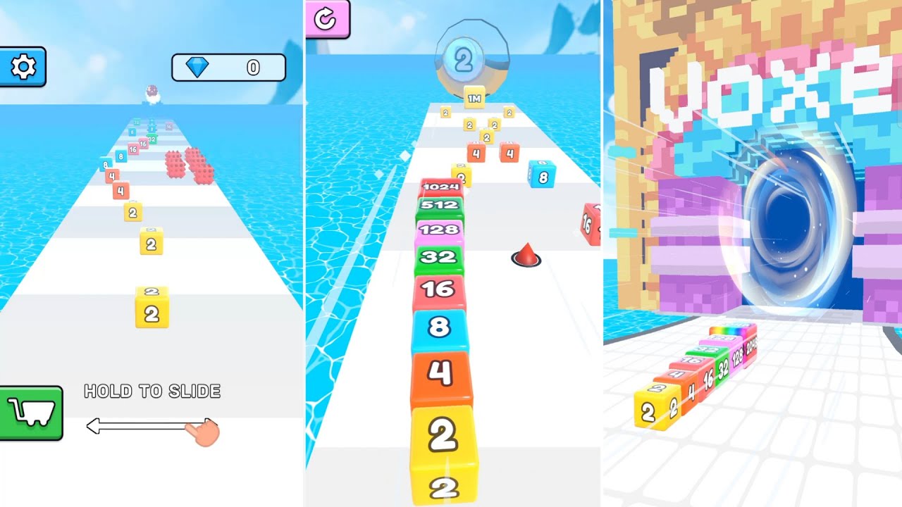 Jelly Tube Run 2048 New Update 2025  | How to Play Jelly Tube Run | Gameplay #01