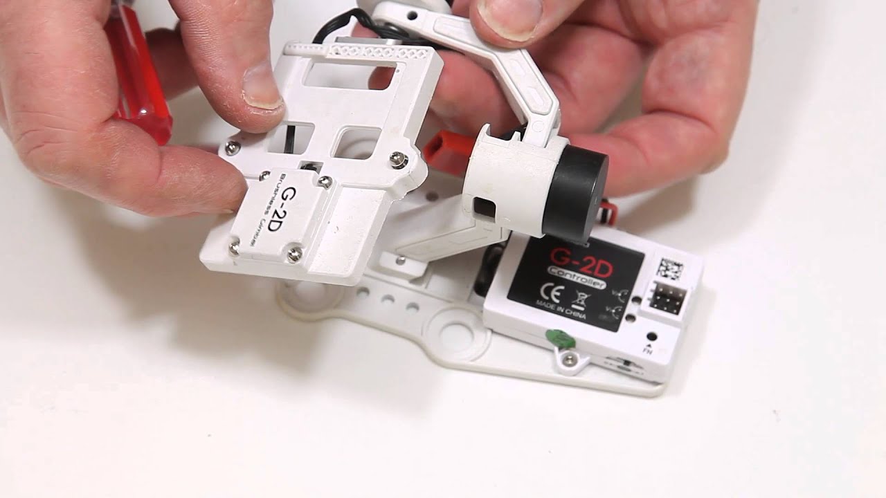 Walkera G-2D modifying for top mounting on quad