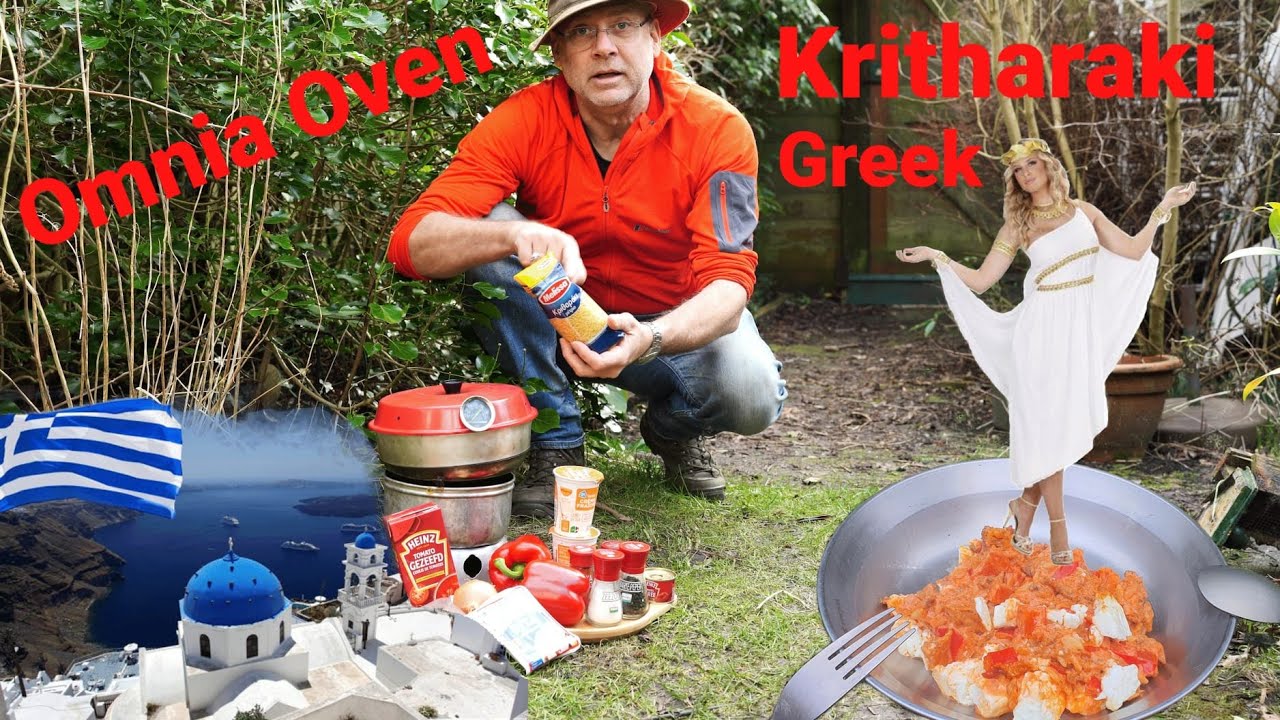 Omnia Oven Greek Kritharaki Trangia outdoor cooking, bushcraft, camping, survival