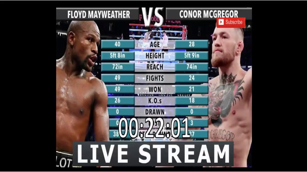 Conor Mcgregor vs Floyd Mayweather Live Stream