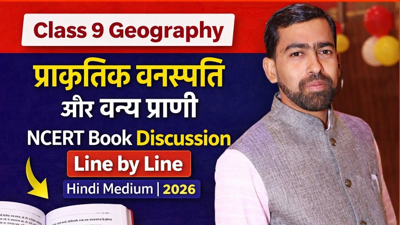 Class 9 Geography Chapter 5 | प्राकृतिक वनस्पति और वन्य प्राणी | NCERT Book Discussion Line by Line 