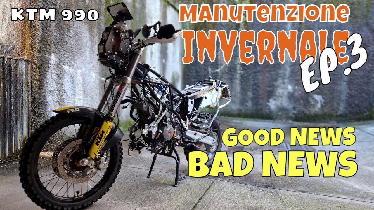 [KTM 990 Adventure] Manutenzione Invernale: Gioco Valvole, Tendicatena e Bulbo Olio (EP3)