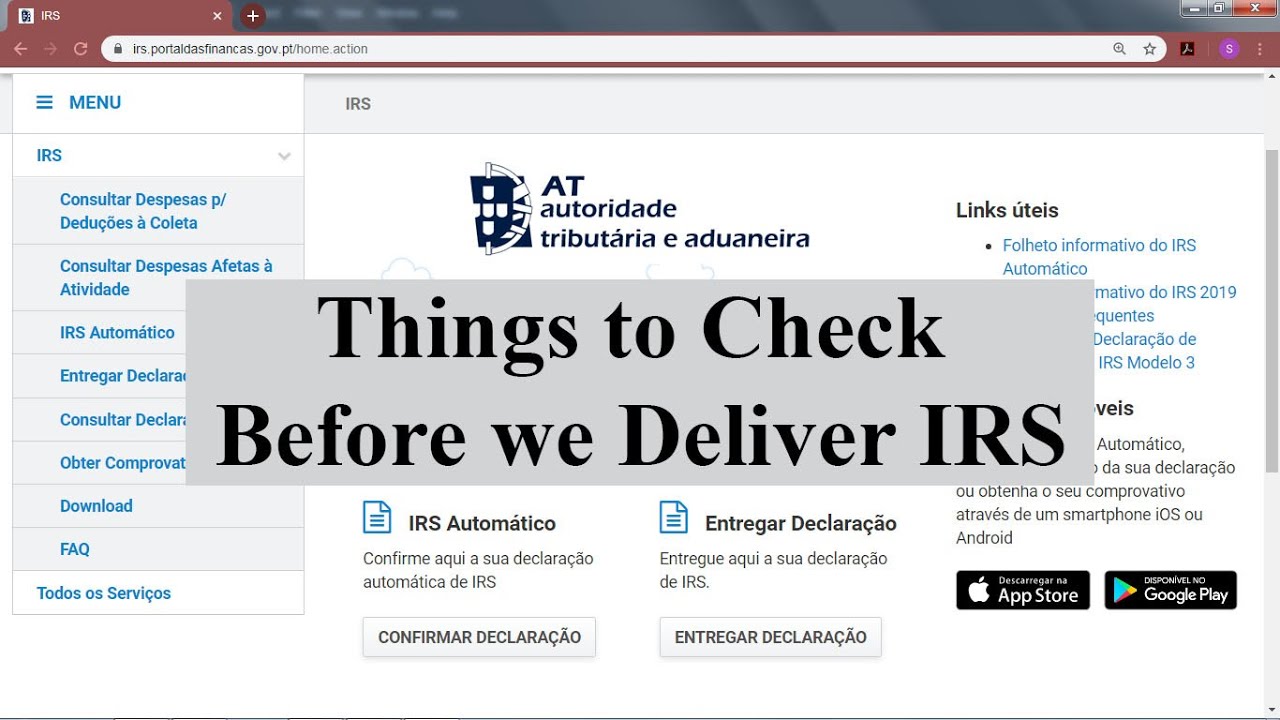 Things to Check Before we Deliver IRS #Finance #27042020