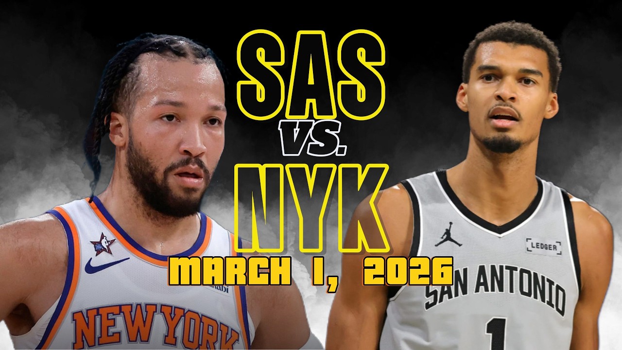 Full Game Highlights San Antonio Spurs vs New York Knicks...