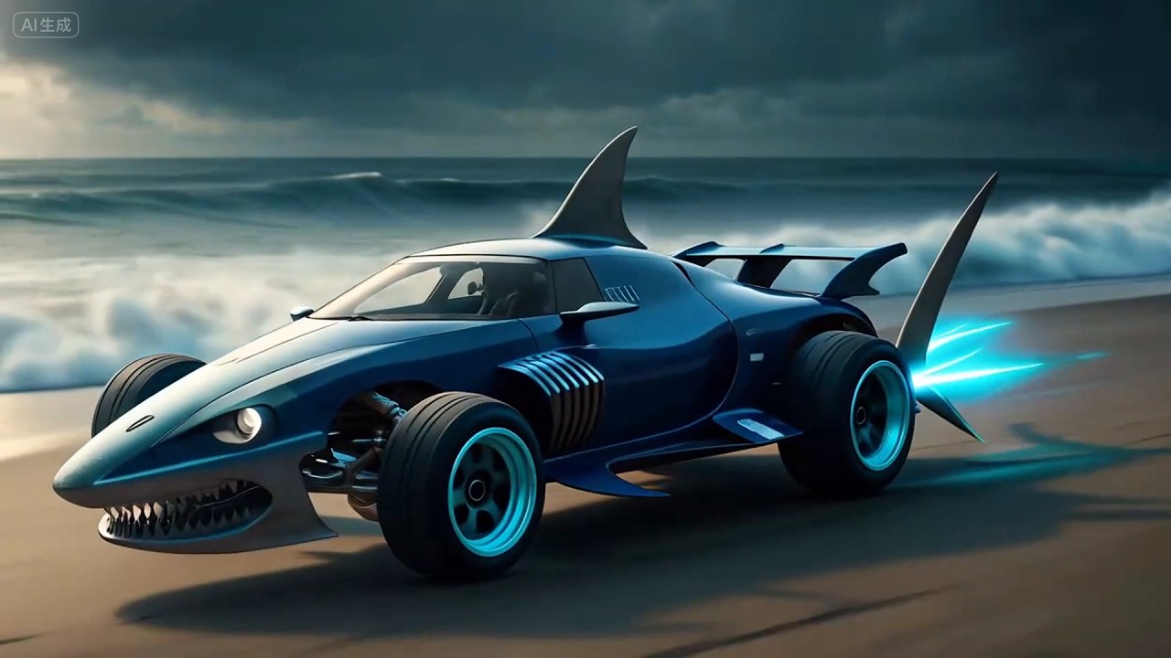 EVOLUTION OF BRAINROT x Wild Evolution: 10 Animals Transform into Supercars on Futuristic Tracks!