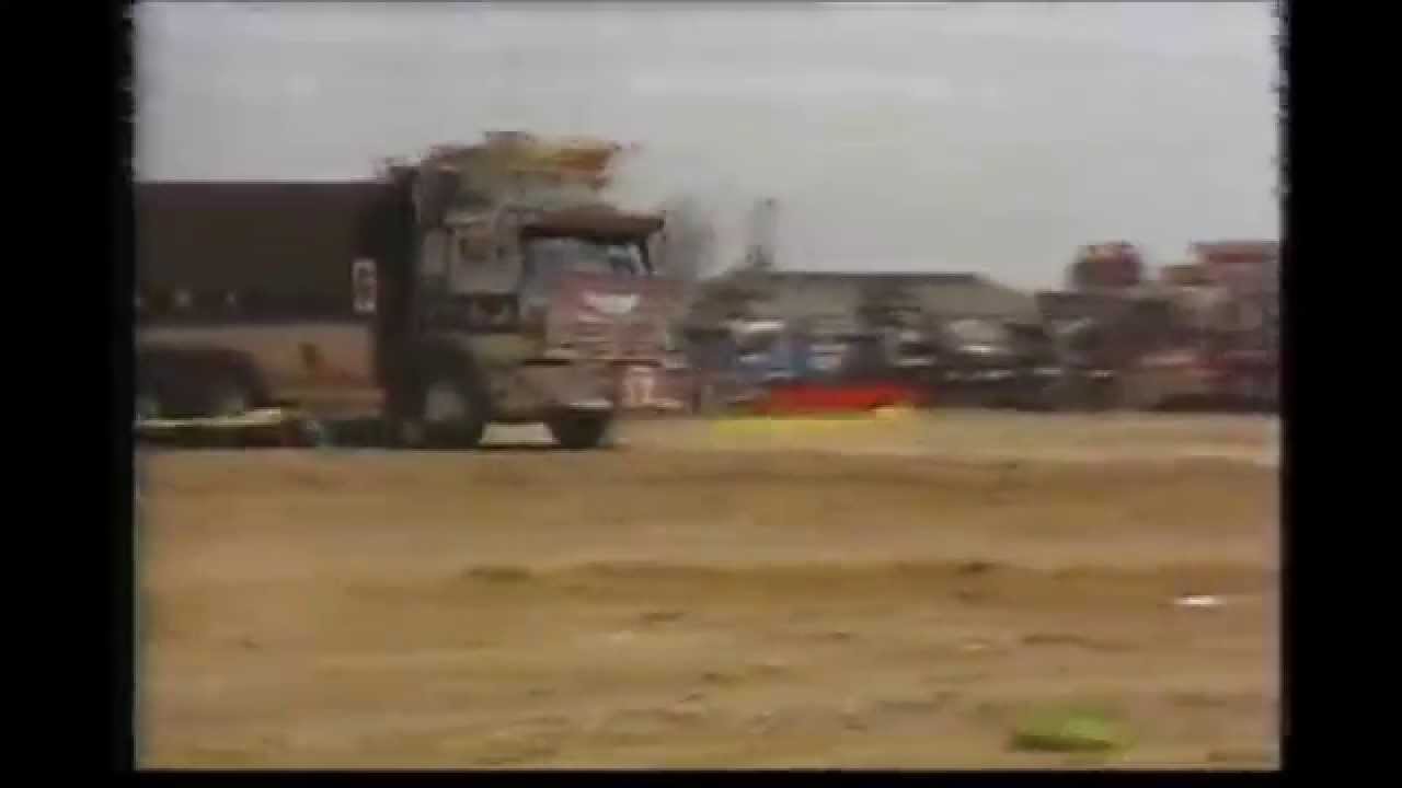 第三回･激突!!全日本トラックレースグランプリ(予選２組・大型ダンプ部門) / '87 Japan Truck race (Second race, dump truck class 2nd)