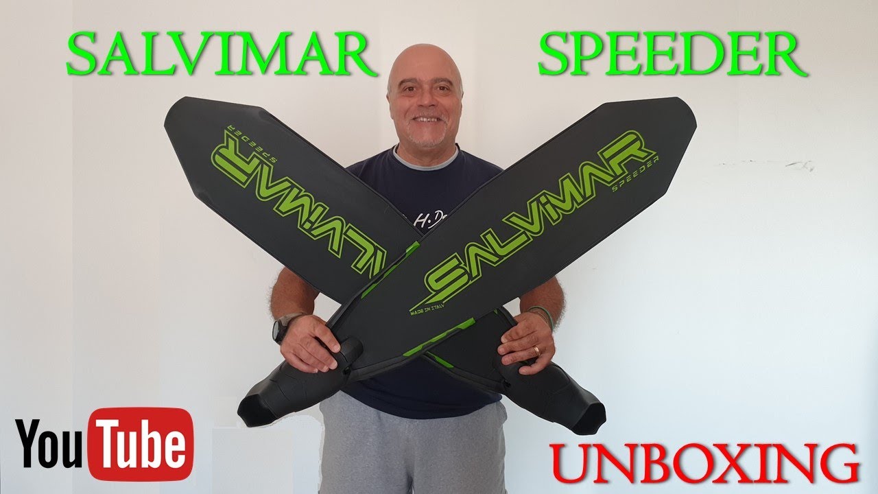 pescasub | Nuove pinne SPEEDER Salvimar Fluid - Unboxing e Presentazione (Eng-Spa-Fra)