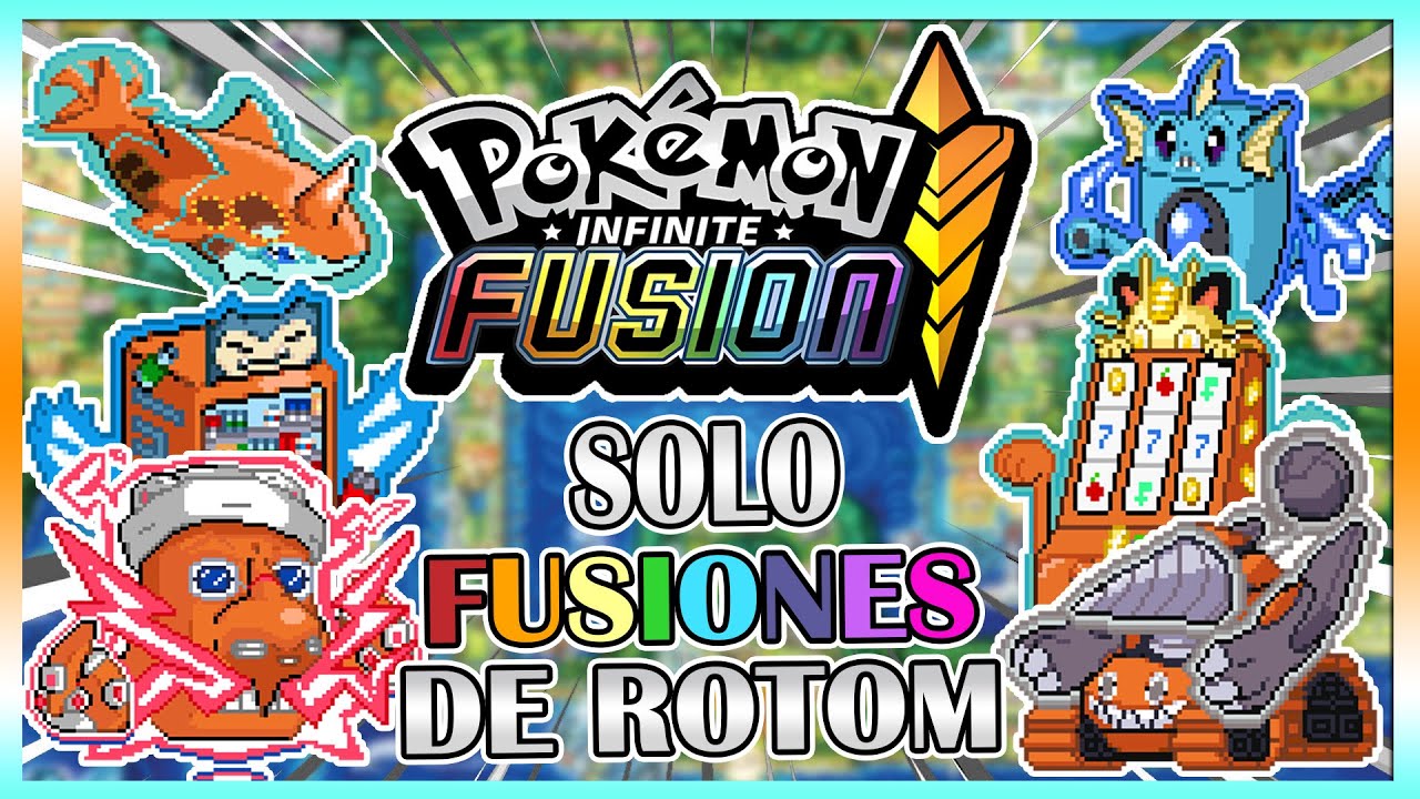 ⚡️ [RETO POKÉMON] ¿ME PUEDO PASAR POKÉMON INFINITE FUSION SOLO CON FUSIONES DE ROTOM?