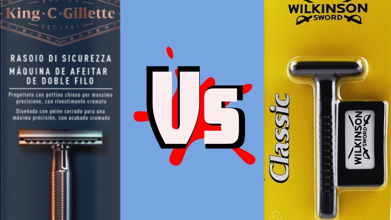 King C. Gillette vs Wilkinson Classic…🤔atto secondo!!!