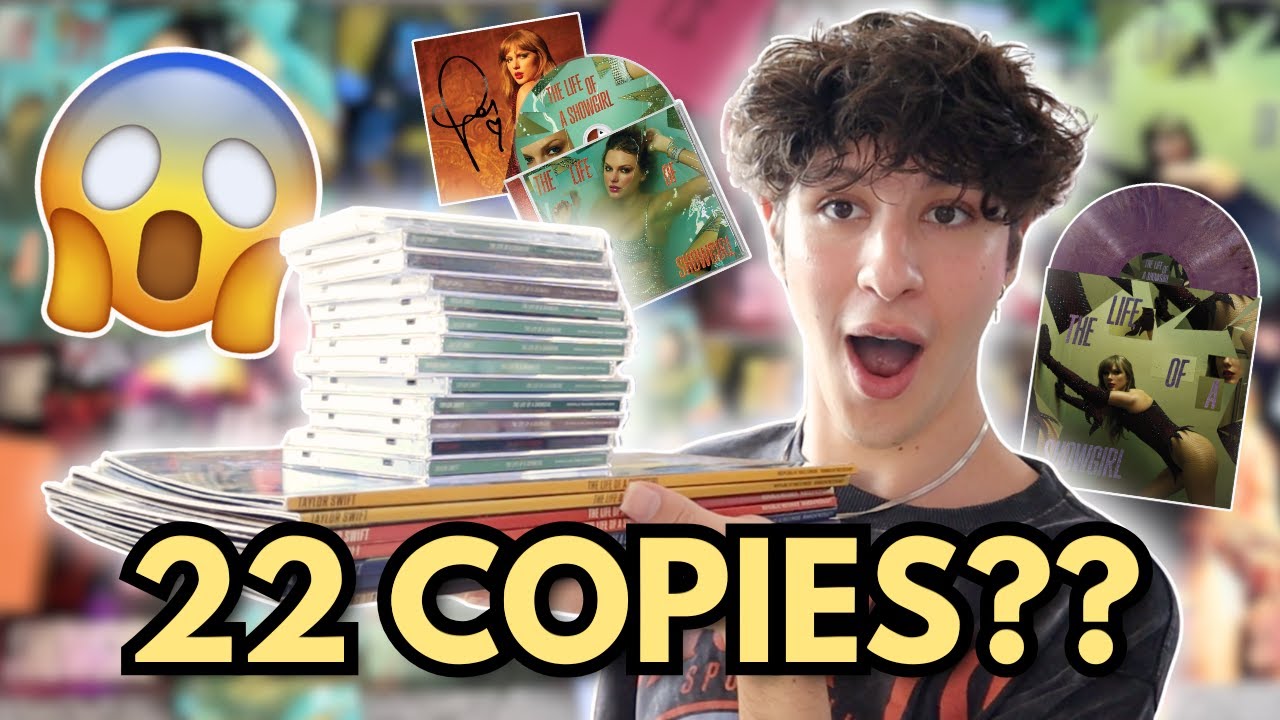 Распаковка ВСЕХ ВАРИАНТОВ «Жизни шоугёрл» НА ВИНИЛЕ И CD!! ⭐️