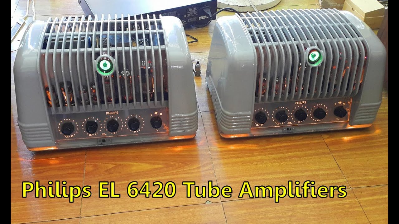 Philips EL 6420 Tube classic amplifiers vintage amps tube.