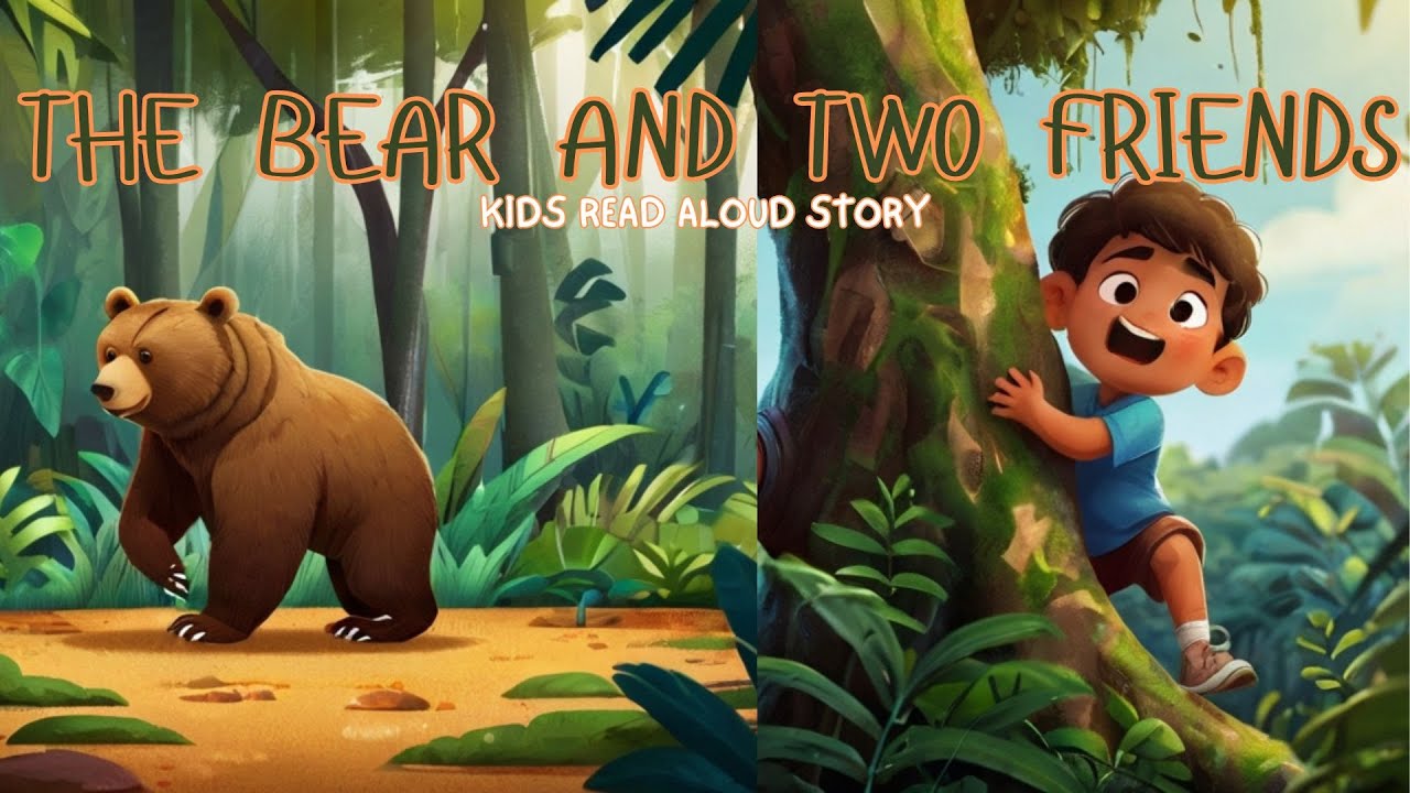 The Bear and Two Friends | Aesop's Fables | Moral Stories for Children