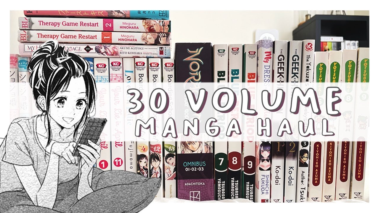 october manga + merch haul | 30 VOLUMES