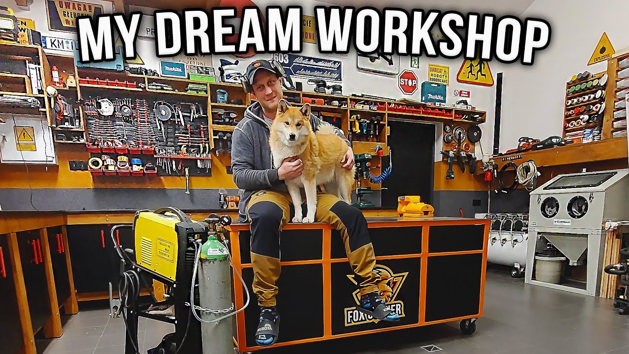 Мастерскую своей мечты я построил сам, почти за год - MY NEW WORKSHOP - Fox Corner