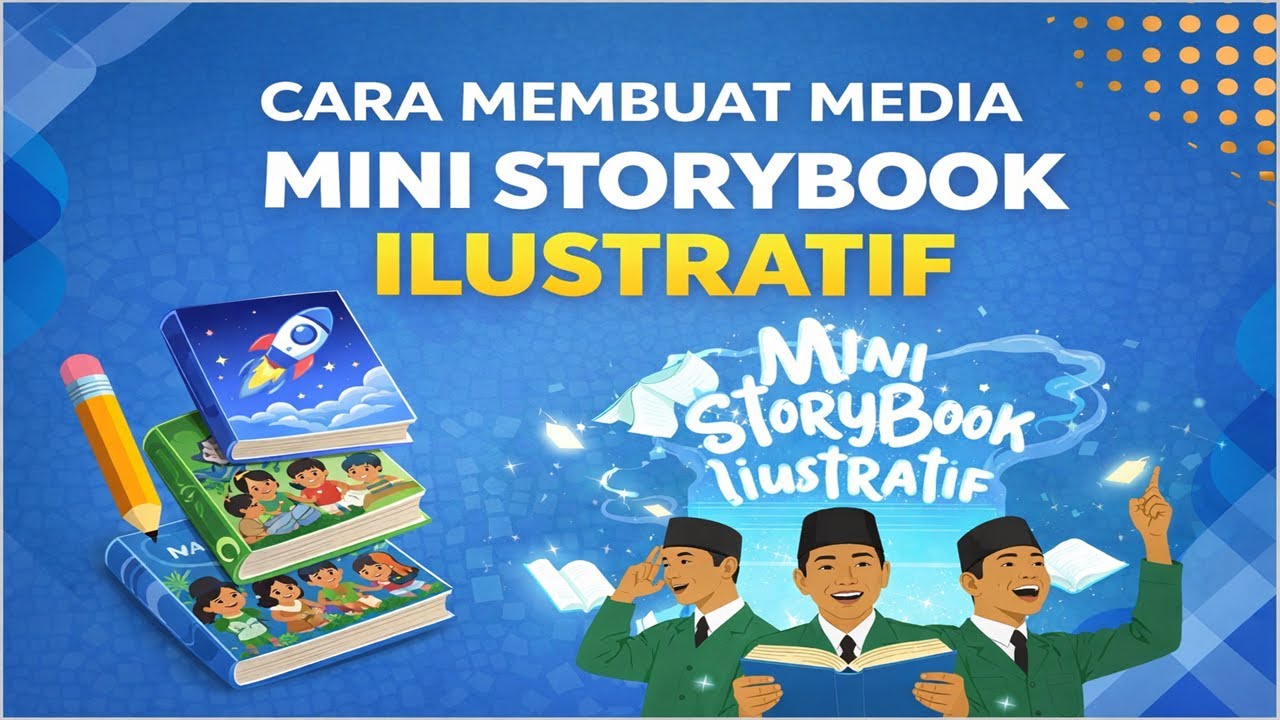 CARA MEMBUAT MEDIA MINI STORYBOOK ILUSTRATIF