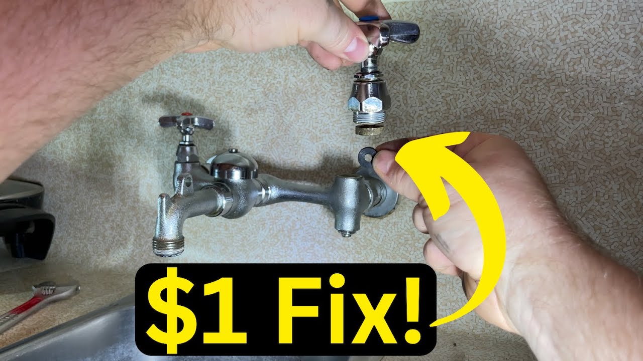 Fix a Leaky Faucet with O-Ring! DELTA Mop Faucet