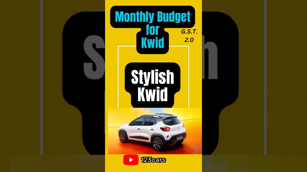 Renault kwid monthly emi | kwid on road price #renaultkwid #2025cars