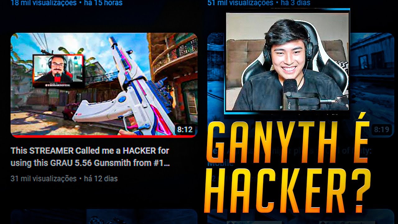 VINIX CHAMOU O GANYTH DE HACKER KKKKKKK (JAPA REAGE)