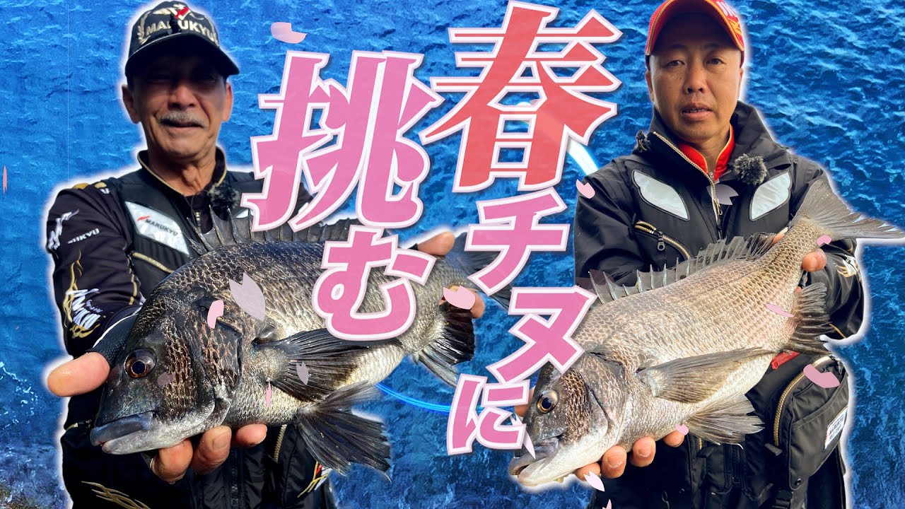 「ニューチヌパワーダッシュ」を駆使して、名手二人が春チヌに挑む～長崎県南九十九島