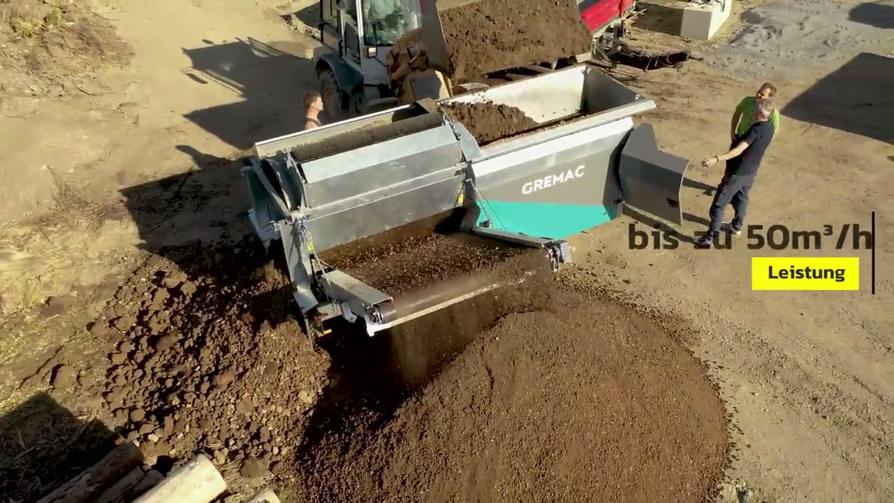 Gremac Trommelsiebanlage Gremac e1 Radmobil (VERKAUFT)