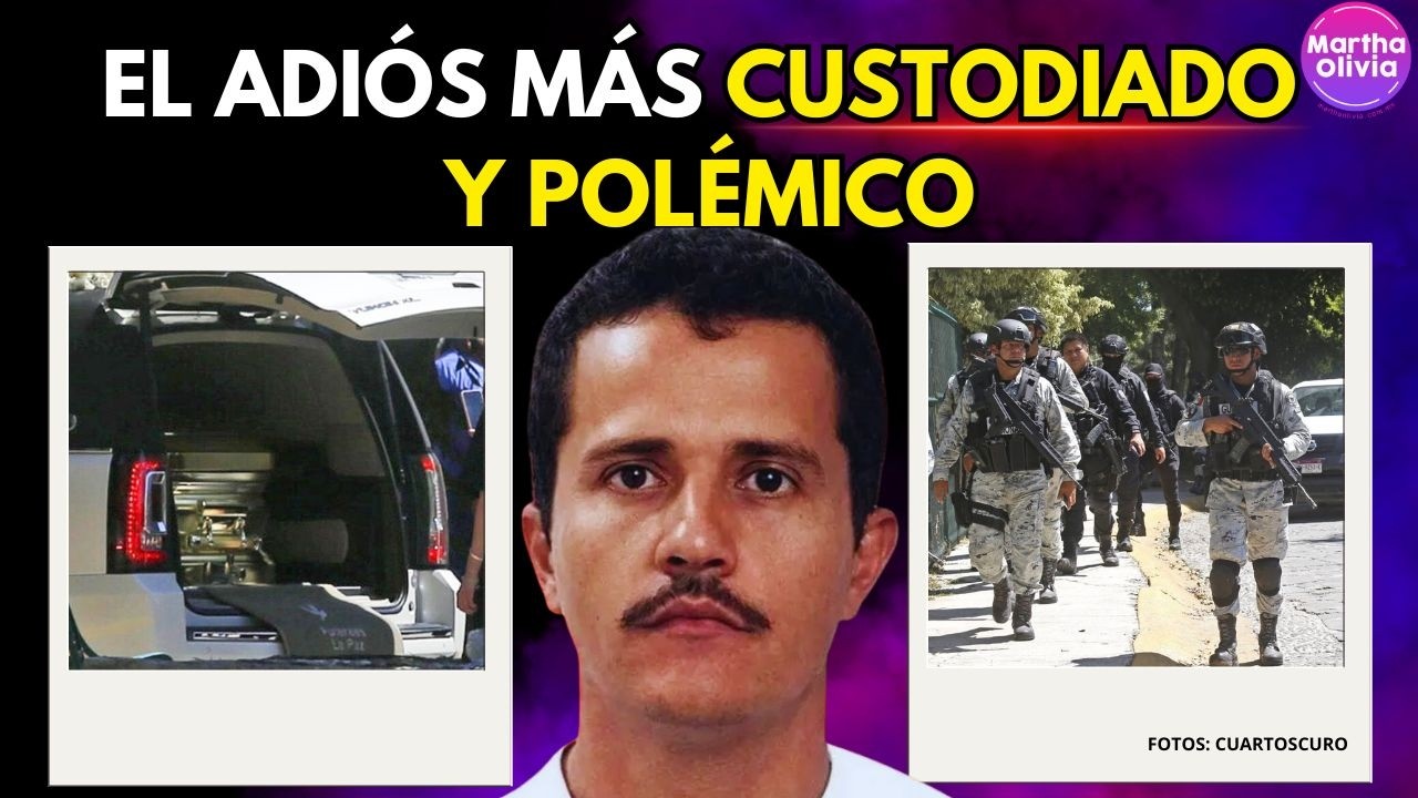 Ataúd de lujo, música en vivo y máxima seguridad en el funeral de “El Mencho”