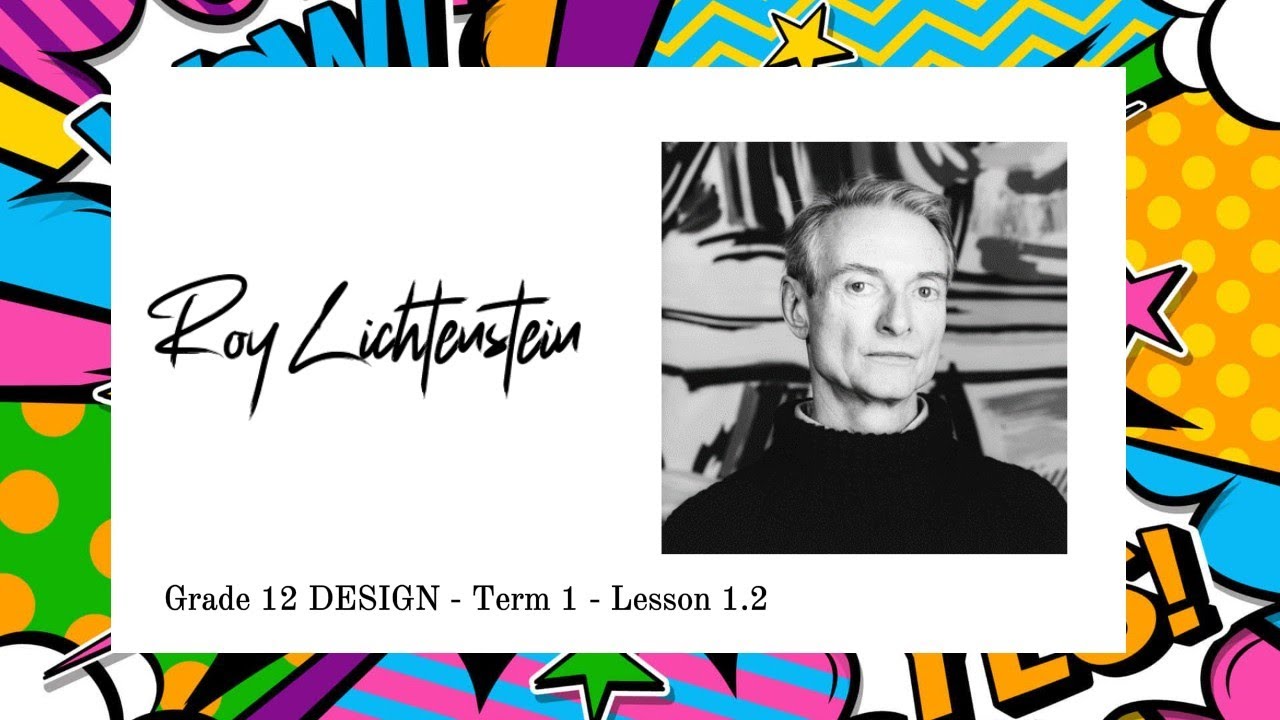Roy Lichtenstein: Comic Books, Dots & Pop Art Power! #roylichtenstein  #popart  #grade12design