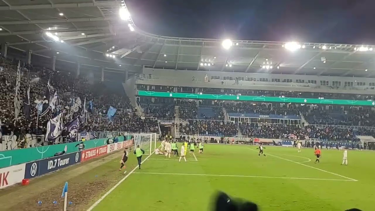 KSC AUGSBURG MARVIN WANITZEK UND BUDU ZIVZIVADZE 2:1 DFB POKAL  #bundesliga #football #fußball