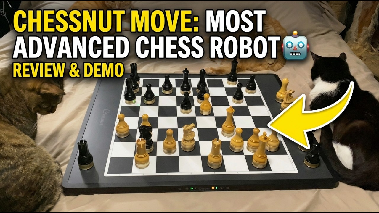 Chessnut Move Advanced Chess Robot: протестировано больше функций 🟡 Gagetify