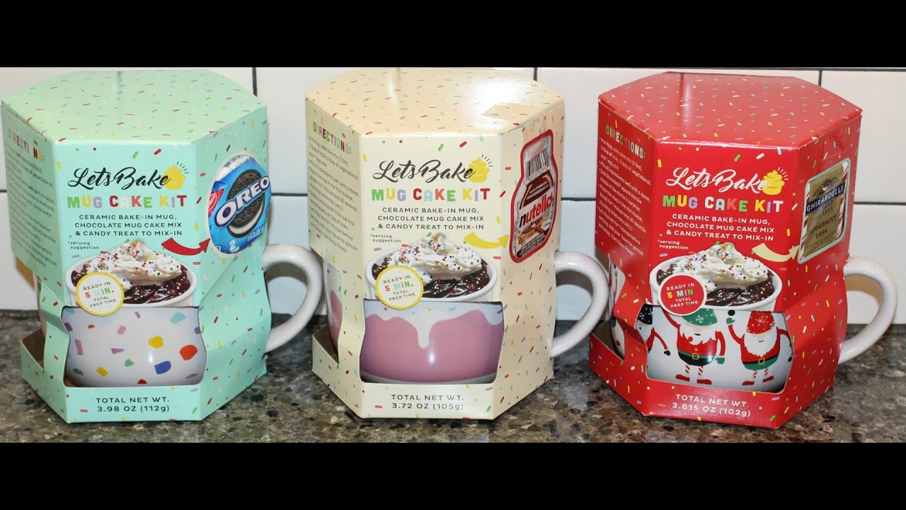 Let’s Bake Mug Cake Kit: Oreo, Nutella & Ghirardelli Review