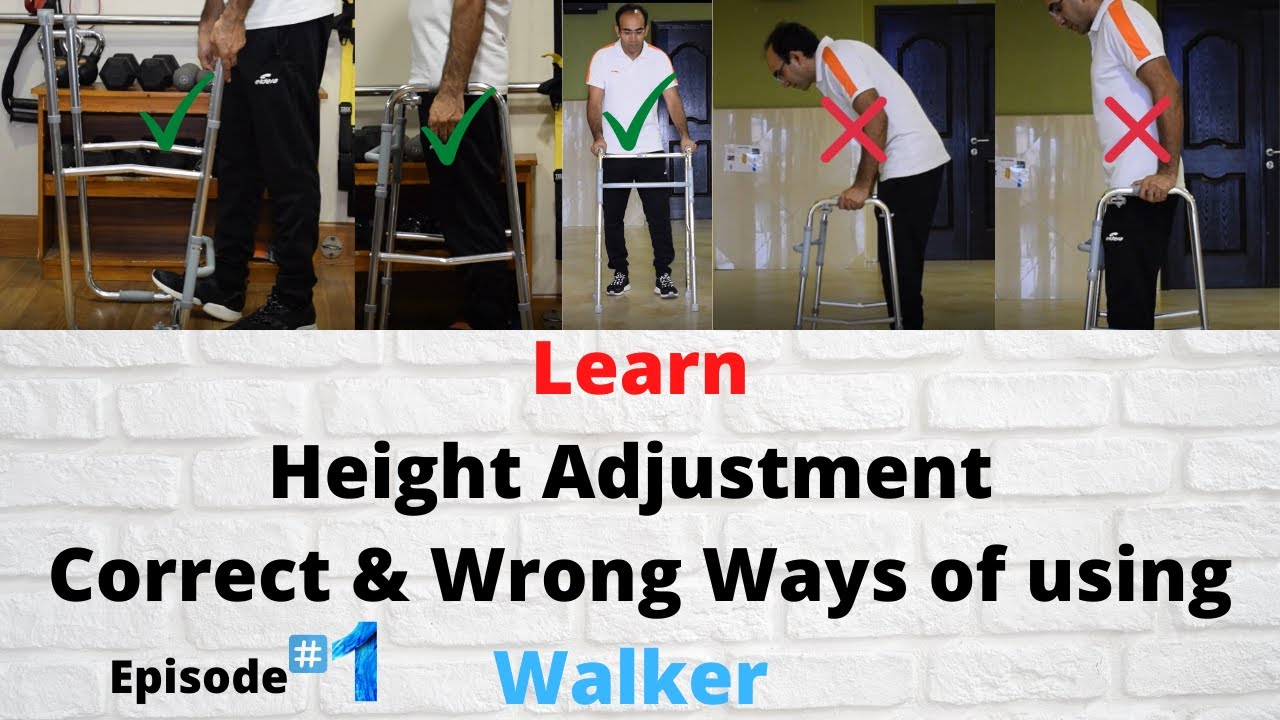 Learn How To Use a Folding Walker or Walking Frame | Learn the Correct Way | Walking aid series #1