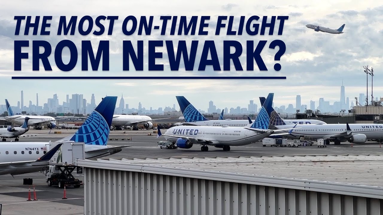 THE MOST ON-TIME FLIGHT FROM NEWARK?!