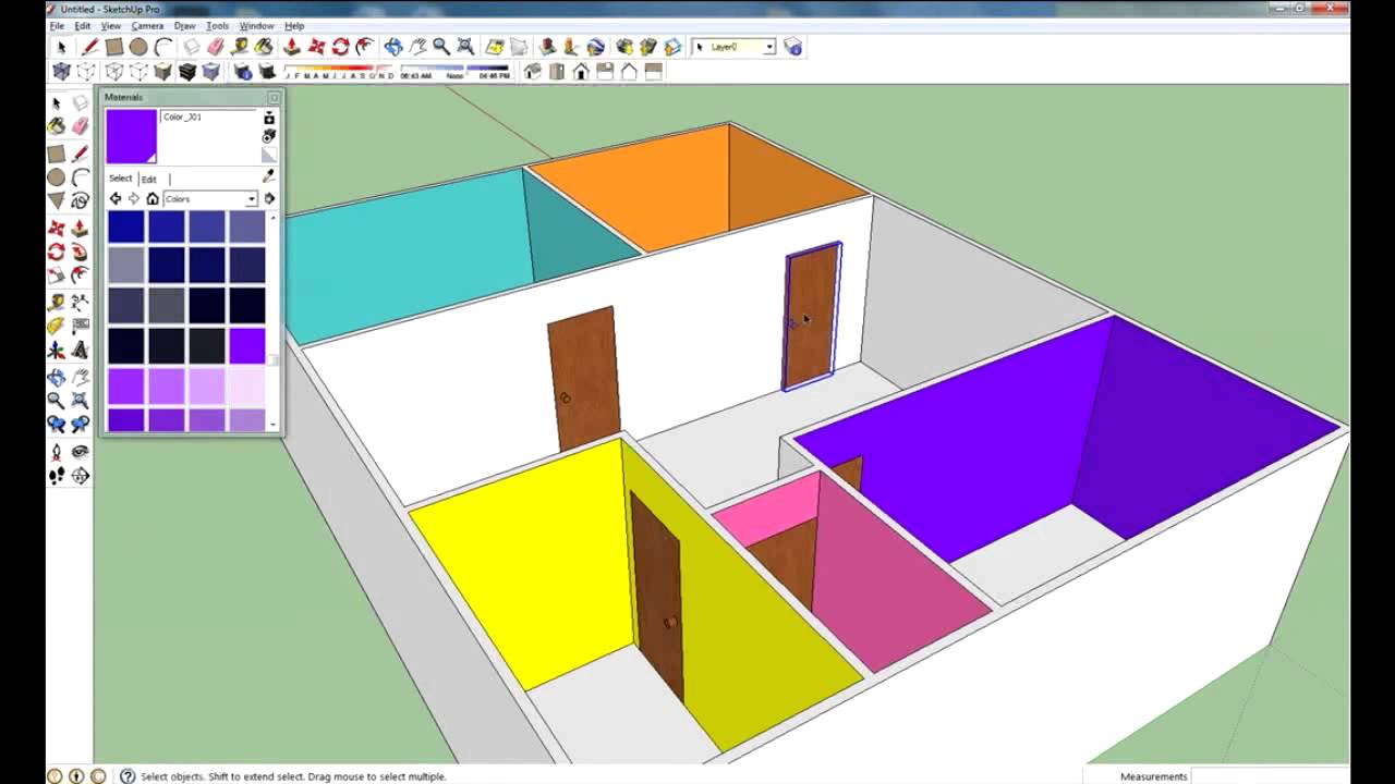 สร้างบ้านด้วยโปรแกรม SketchUp ใน 20 นาที