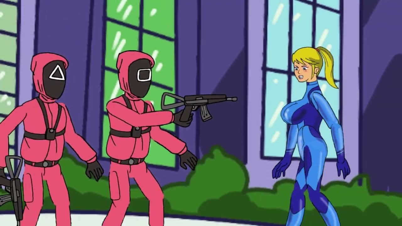 😄SAMUS ARAN farting to SQUID GAME