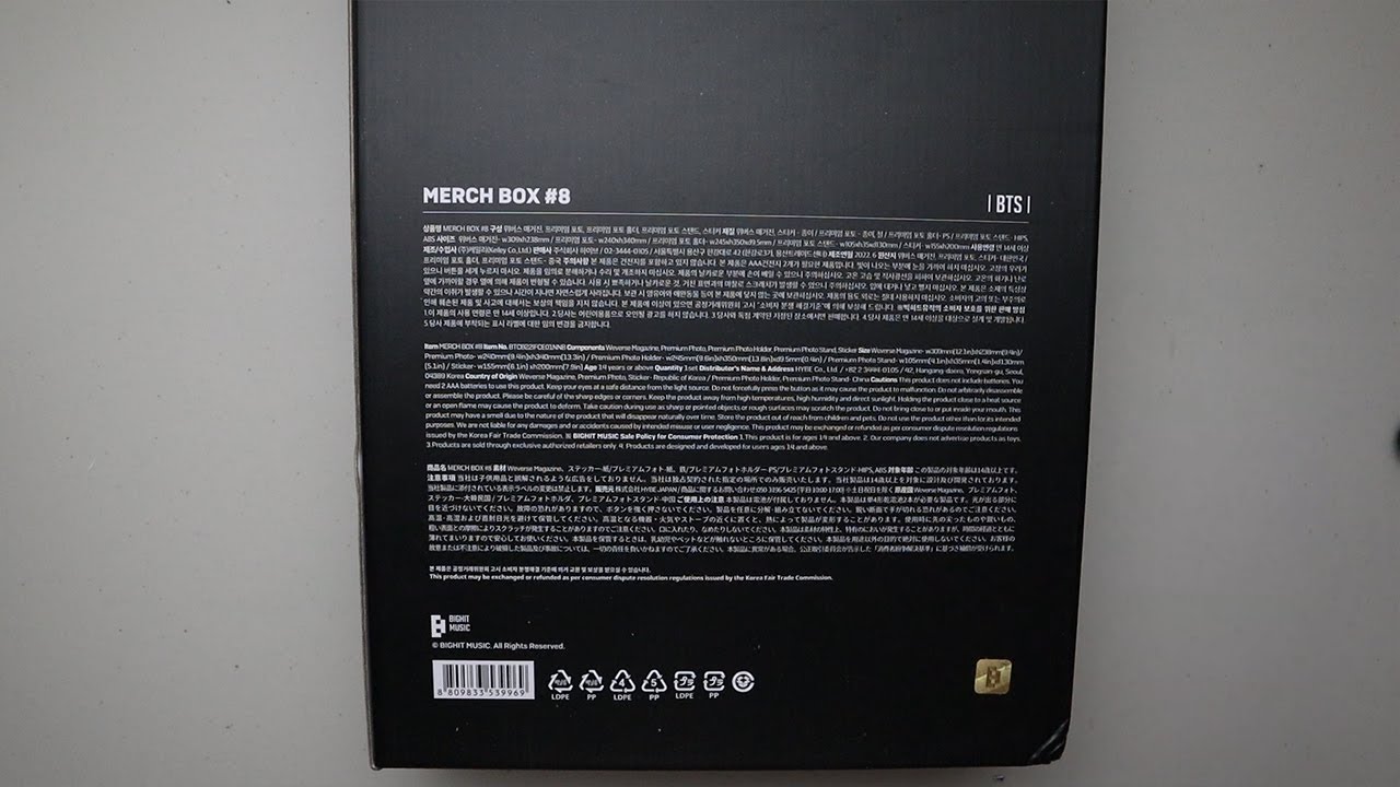 Unboxing | BTS Merch Box 8