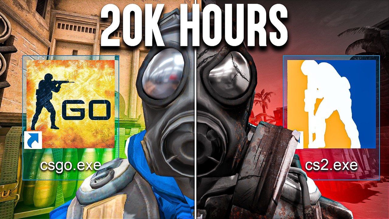 20,000 HOURS IN CSGO VS CS2