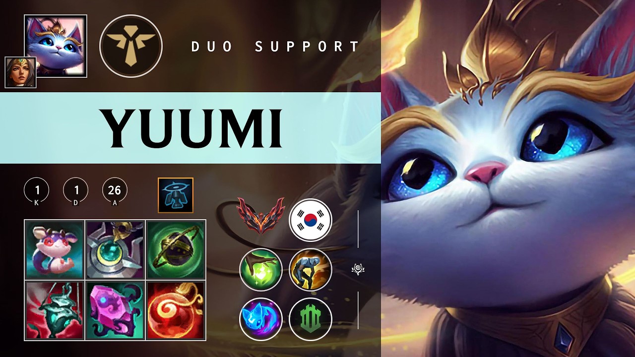 Yuumi Support vs Karma - KR Grandmaster Patch 26.05