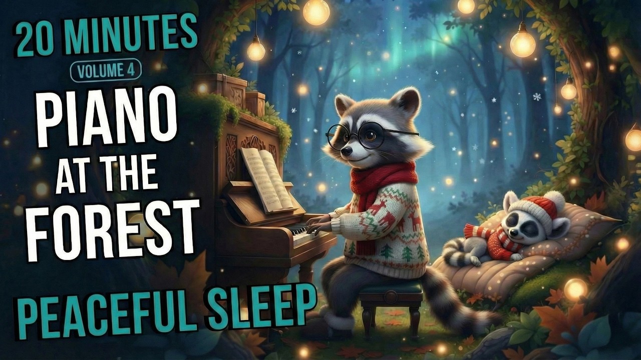 20 Minutes of Calming Piano | Mr. Wash & Milo’s Forest Lullaby Vol4